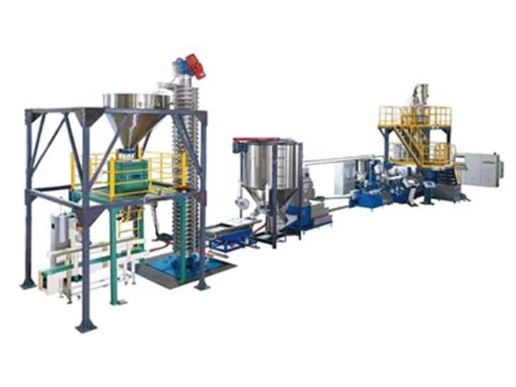 Biologisch afbreekbare kunststoffen onderwaterpelletiseermachine